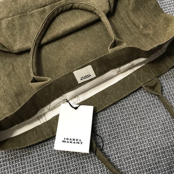 ISABEL MARANT Yenky Green Tote Bag - Picture 3 of 5